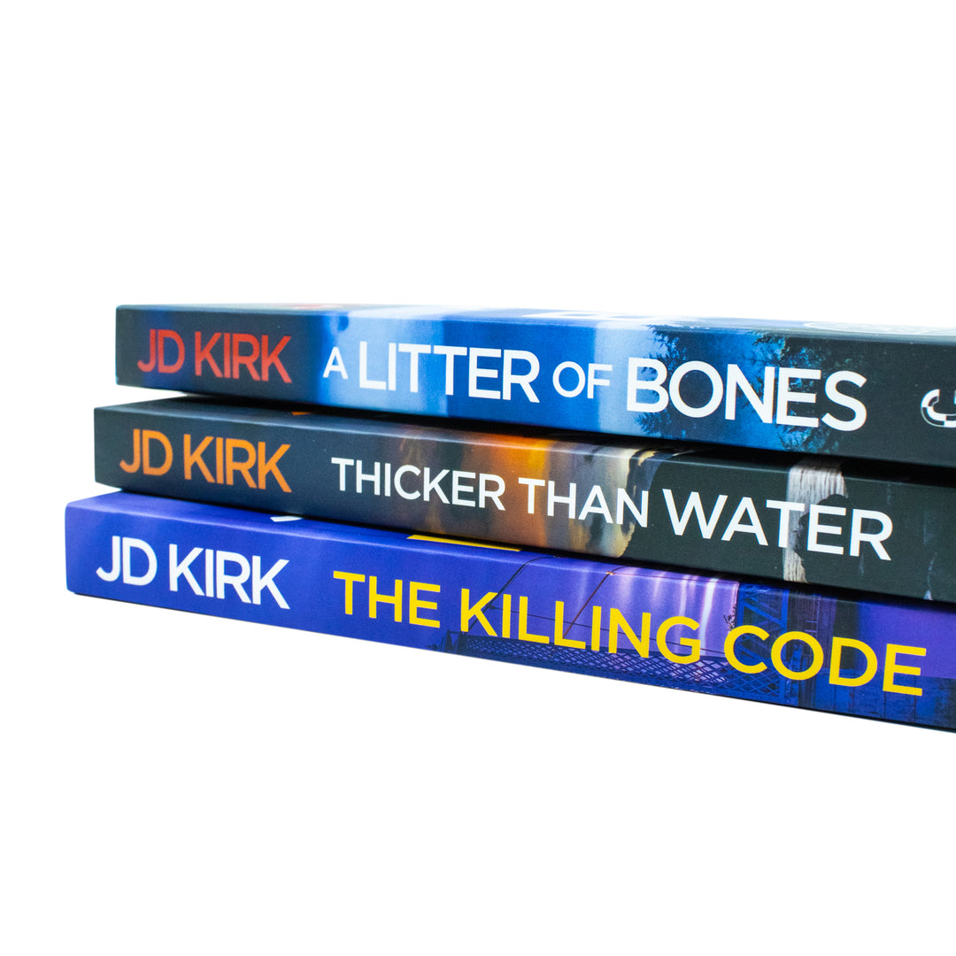 DCI Logan Crime Thrillers 3-Book Collection Set by JD Kirk – Gripping Mystery & Suspense Detective Series for Crime Fiction Lovers