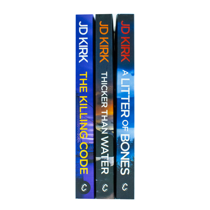 DCI Logan Crime Thrillers 3-Book Collection Set by JD Kirk – Gripping Mystery & Suspense Detective Series for Crime Fiction Lovers
