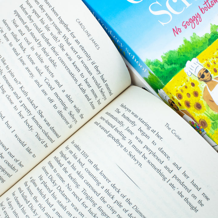 Caroline James Collection – 3 Book Set (The French Cookery School, The Cruise, The Spa Break) | Fiction, Travel, Food, Leisure & Lifestyle Reading