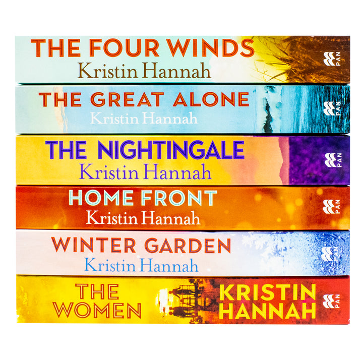 Kristin Hannah Collection 6 Books Set (The Nightingale, The Four Winds, The Great Alone, Winter Garden, Home Front and The Women)