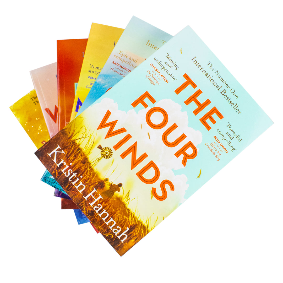 Kristin Hannah Collection 6 Books Set (The Nightingale, The Four Winds, The Great Alone, Winter Garden, Home Front and The Women)