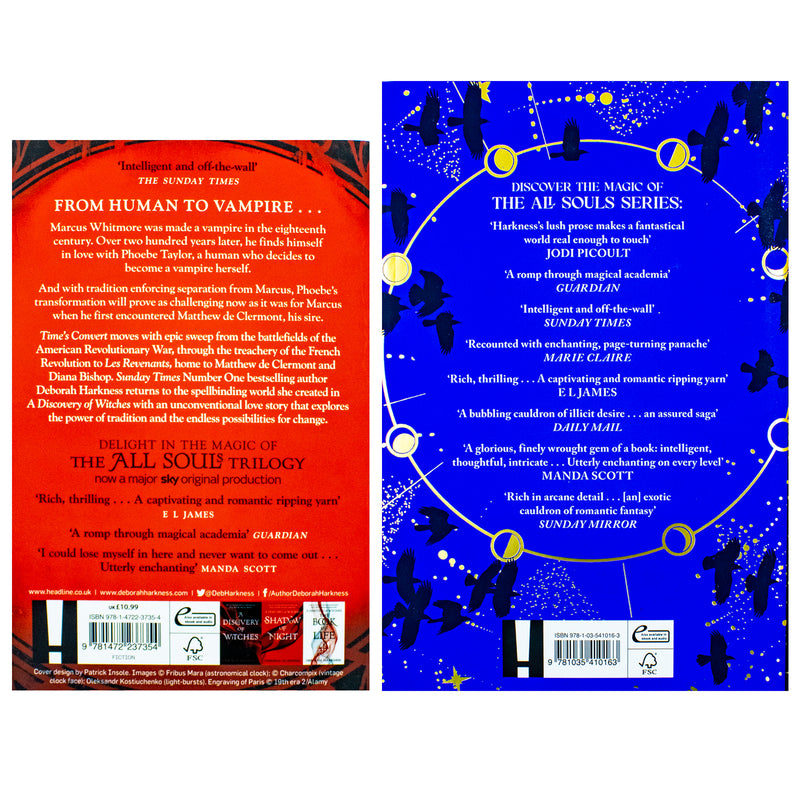 All Souls Series 2 Books Collection Set By Deborah Harkness (Time's Convert and The Black Bird Oracle)