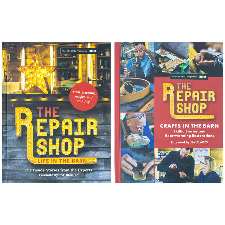 The Repair Shop Crafts In The Barn and The Repair Shop Life In The Barn By Elizabeth Wilhide 2 Books Collection Set