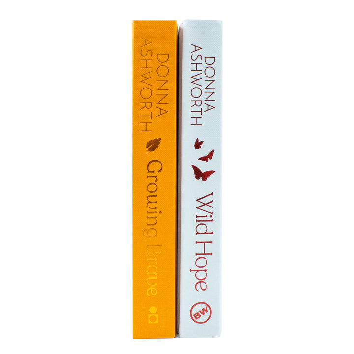 Donna Ashworth Collection – 2 Book Set (Wild Hope & Growing Brave) | Inspirational, Motivational, Self-Help, Quotes, Positivity, Growth & Bravery