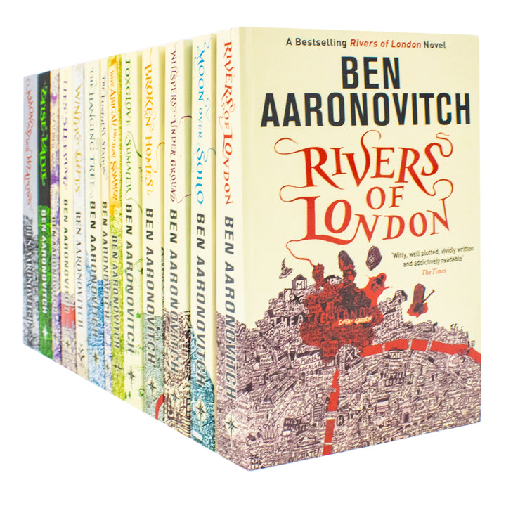 The Complete Rivers of London Series by Ben Aaronovitch: Explore Magic, Mystery, and Adventure with Peter Grant Across 13 Books and Novellas Set in London's Supernatural Underworld (Paperback)