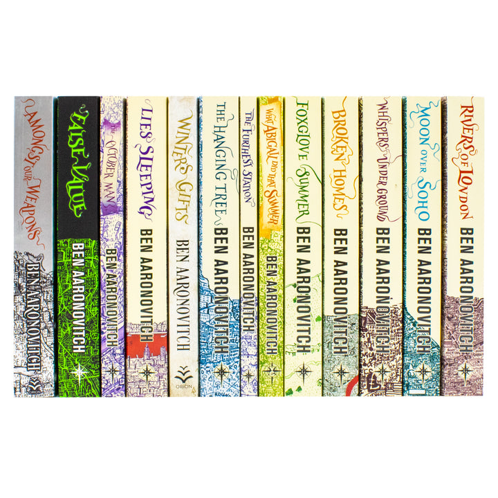 The Complete Rivers of London Series by Ben Aaronovitch: Explore Magic, Mystery, and Adventure with Peter Grant Across 13 Books and Novellas Set in London's Supernatural Underworld (Paperback)