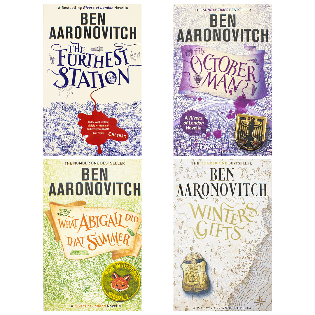 Rivers of London Novella Collection by Ben Aaronovitch (The Furthest Station, The October Man, What Abigail did that Summer, Winter's Gifts)
