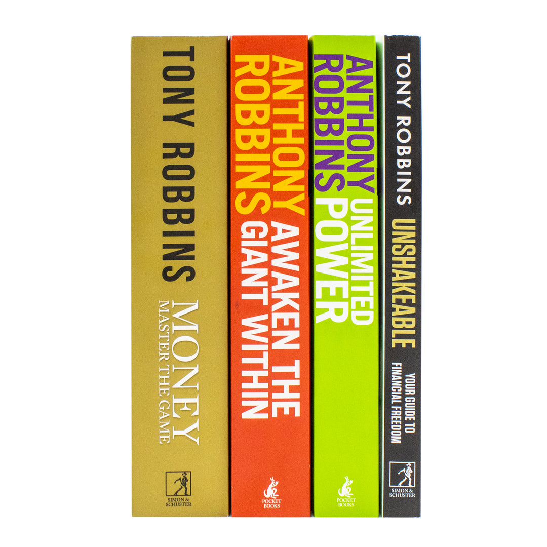 Tony Robbins Success Mastery 4 Books Collection: Money Master the Game, Unlimited Power and More - Four Bestsellers on Wealth, Mindset and Personal Achievement | Paperback