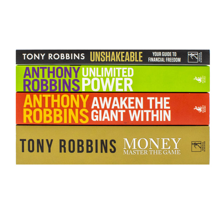 Tony Robbins Success Mastery 4 Books Collection: Money Master the Game, Unlimited Power and More - Four Bestsellers on Wealth, Mindset and Personal Achievement | Paperback