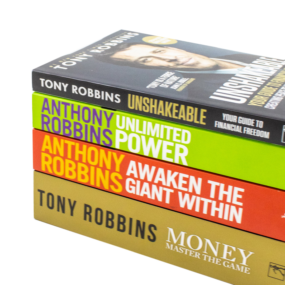 Tony Robbins Success Mastery 4 Books Collection: Money Master the Game, Unlimited Power and More - Four Bestsellers on Wealth, Mindset and Personal Achievement | Paperback