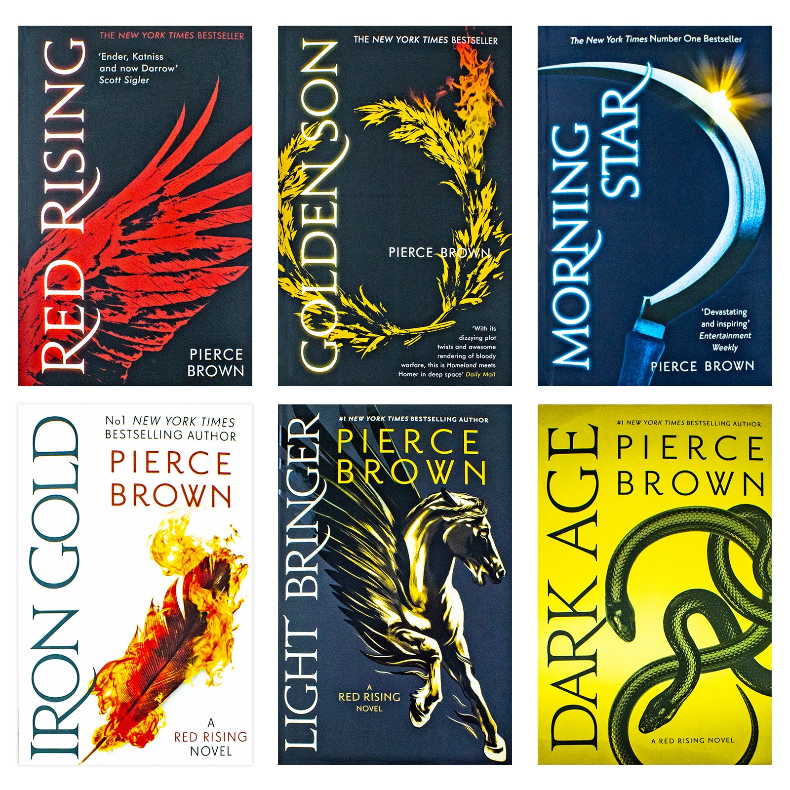 Red Rising Mini Book The Red Rising Series: 6 Books Collection in Paperback – Lowplex Books