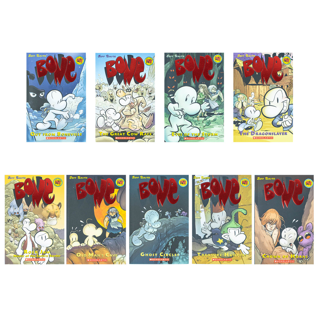 The Bone Series Collection Book Set By Jeff Smith (1-9 Books) (Graphic ...