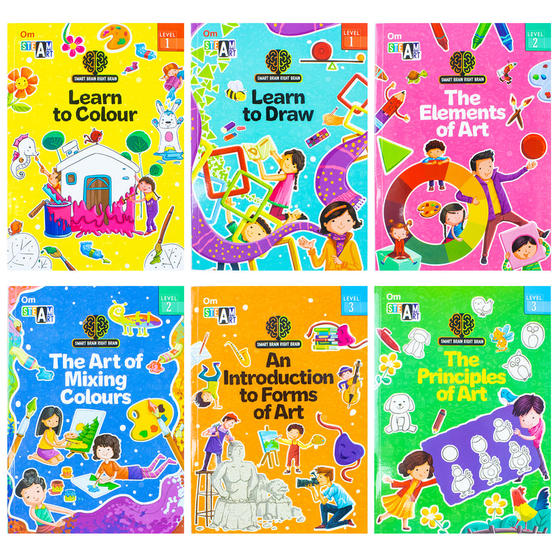 Steam: My First Arts Library 6 Books Collection Set [Level 1 - 3] by Swayam Ganguly
