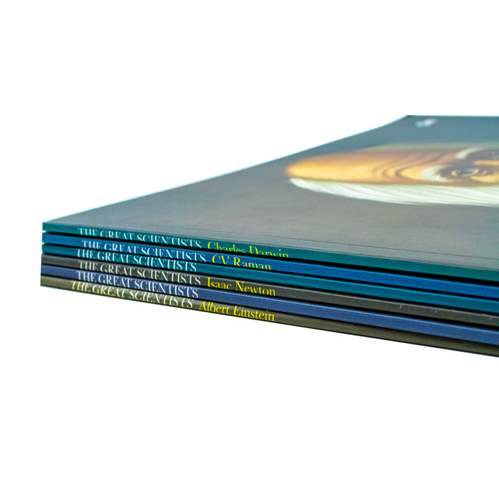 The Great Scientists 6 books Collection (Charles Darwin, Isaac Newton, Marie Curie & More!)