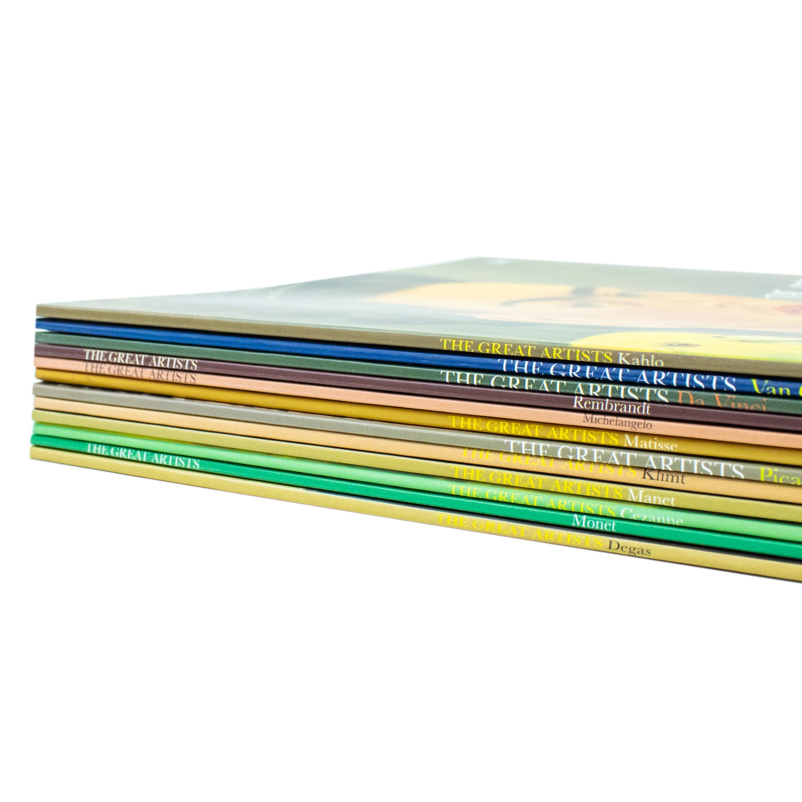 The Great Artists 12 Books Collection Set (Da Vinci, Monet