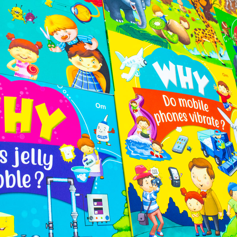 Tell Me Why? 12 Books Collection Set (Why Is the snapdragon called so, Why Is nickel so popular in batteries, Why Does Jelly Wobble & More!)