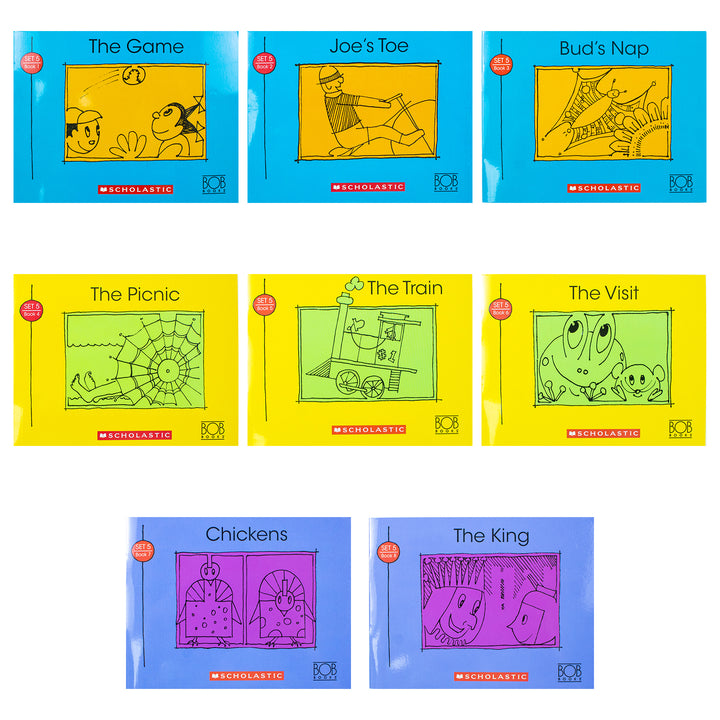 Bob Books Set 5: Long Vowels (Stage 3: Developing Readers) | 8-Book Set for Kids | Phonics, Literacy, Early Reading Skills, Fun & Educational Stories