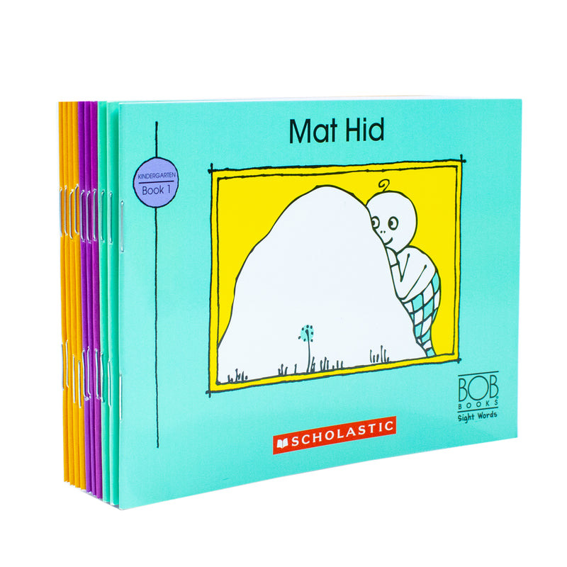 Bob Books: Sight Words Kindergarten (Stage 2: Emerging Reader) | 10-Book Set for Kids | Phonics, Literacy, Early Reading, Fun Learning & Education