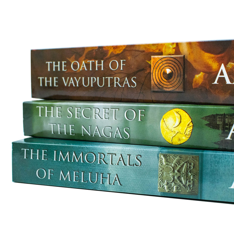 The Shiva Trilogy By Amish Tripathi: (The Immortals of Meluha, The Secret of The Nagas, The Oath of the Vayuputras)