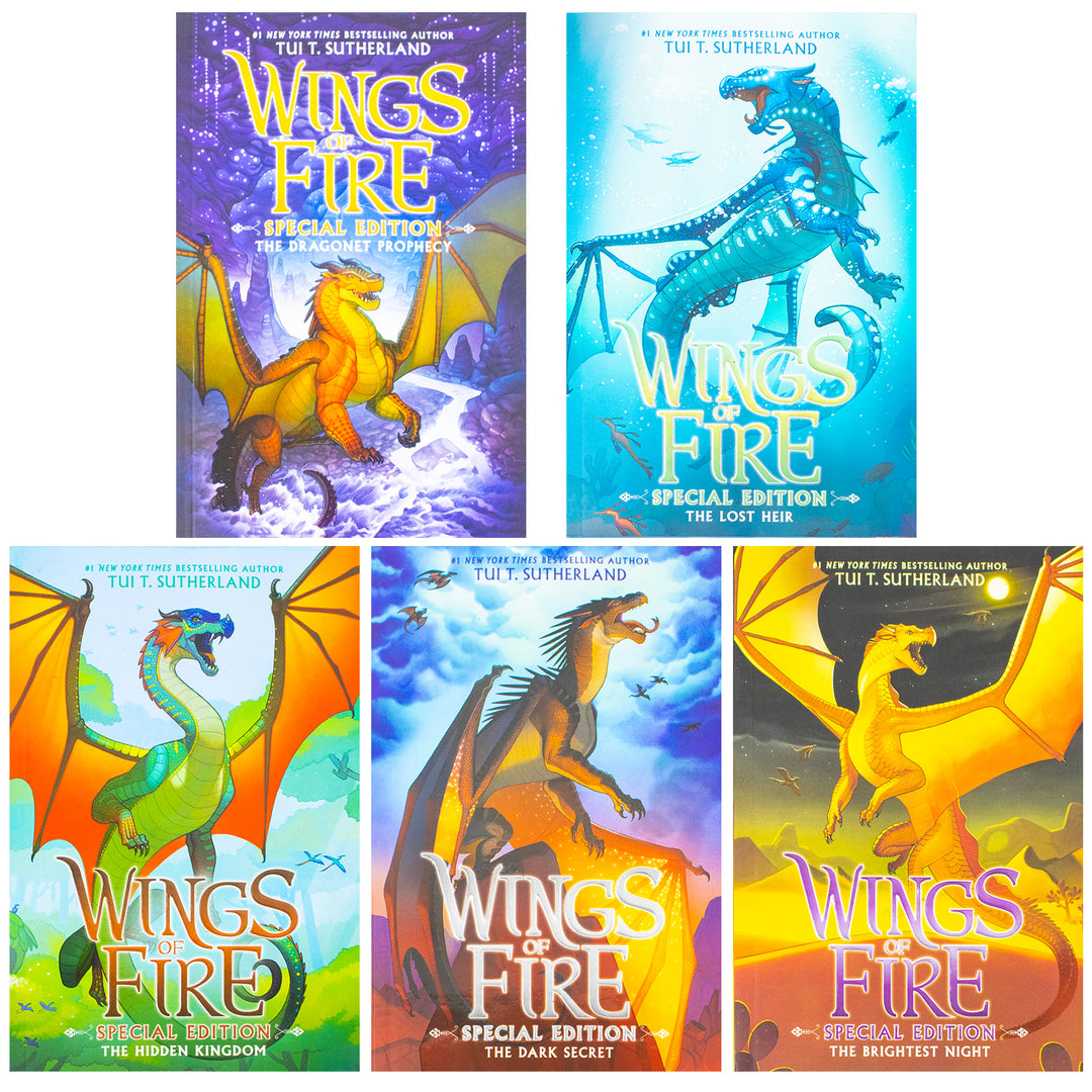 Wings of Fire Series Books 1-5 Special Edition Boxset by Tui T. Sutherland