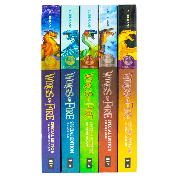 Wings of Fire Series Books 1-5 Special Edition Boxset by Tui T. Sutherland
