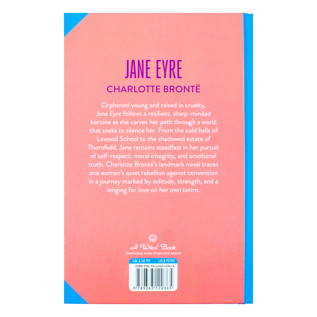 Jane Eyre Book by Charlotte Brontë – A Timeless Tale of Love, Independence, and Moral Strength | Classics Sprayed Edge Deluxe Hardcover Edition