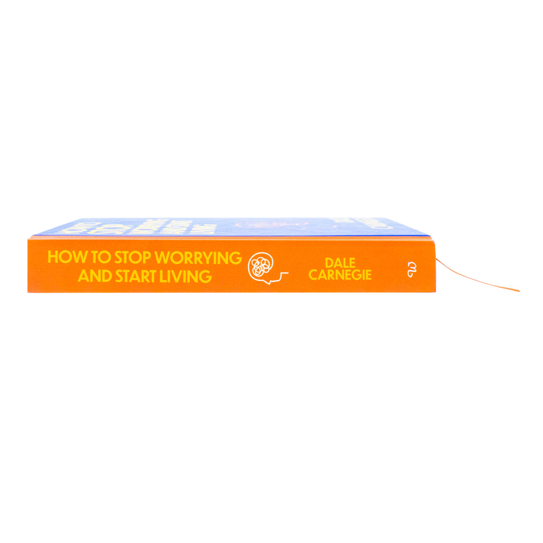 How To Stop Worrying And Start Living Book by Dale Carnegie | Sprayed Edge Deluxe Hardcover Edition – Master the Art of Happiness, Confidence & Inner Peace
