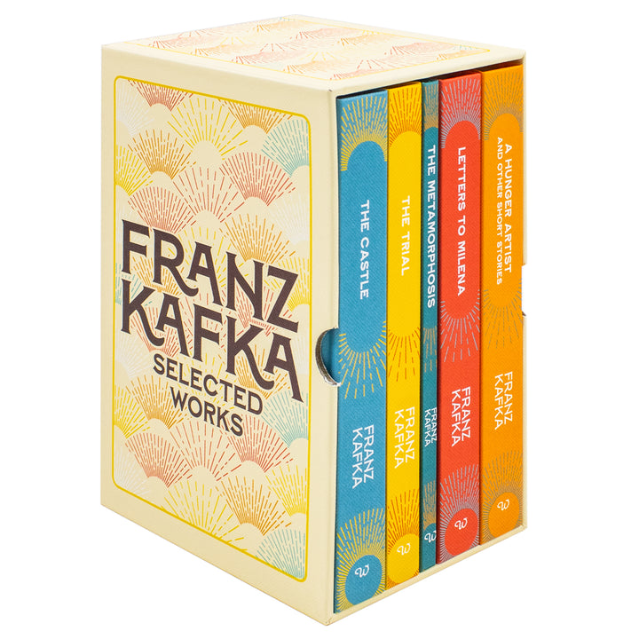 Franz Kafka Selected Works 5 Book Hardcover Box Set | The Trial, The Castle, The Metamorphosis & More | Classic Literature