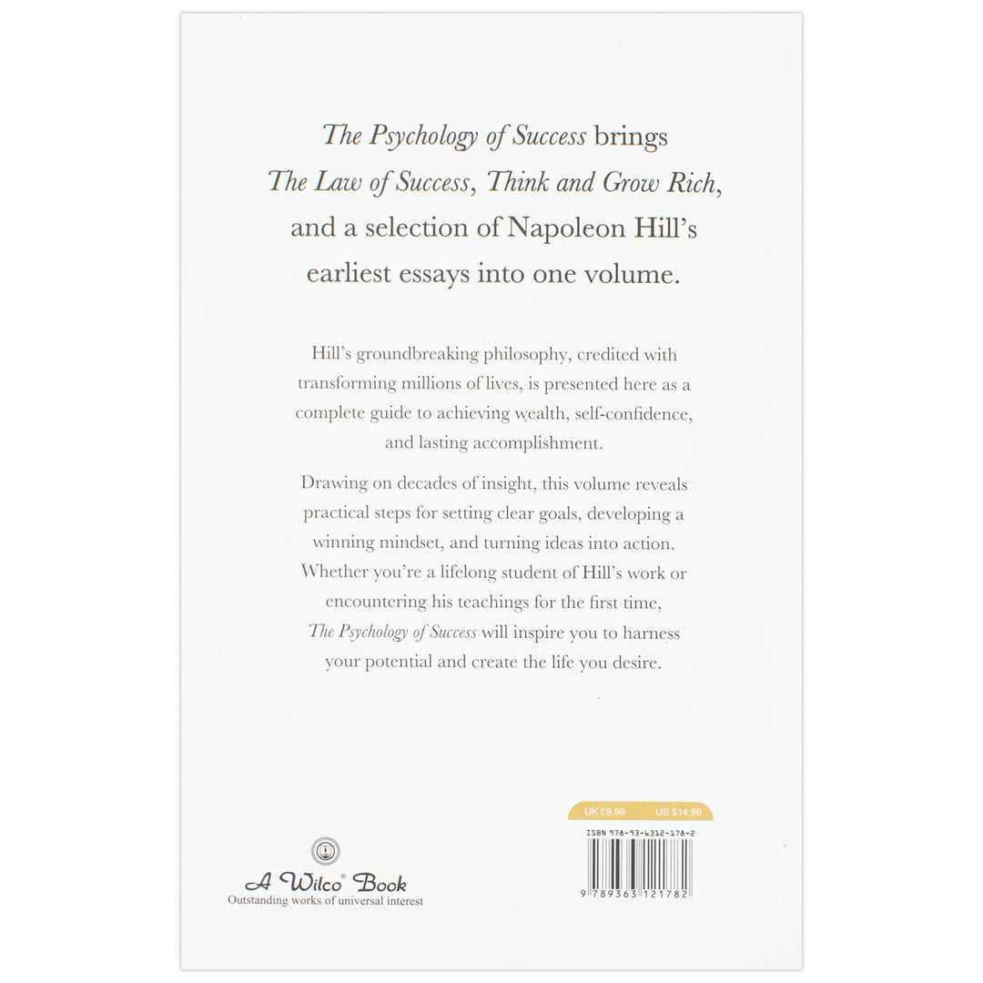 The Psychology Of Success Unleash Your Inner Power The Blueprint For Unstoppable Success Book By Napoleon Hill