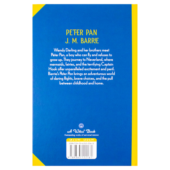 Peter Pan Book By J. M. Barrie | Classics Sprayed Edge Deluxe Hardcover Edition