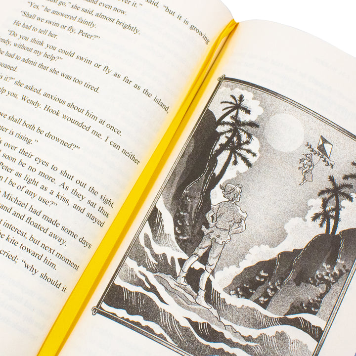 Peter Pan Book By J. M. Barrie | Classics Sprayed Edge Deluxe Hardcover Edition