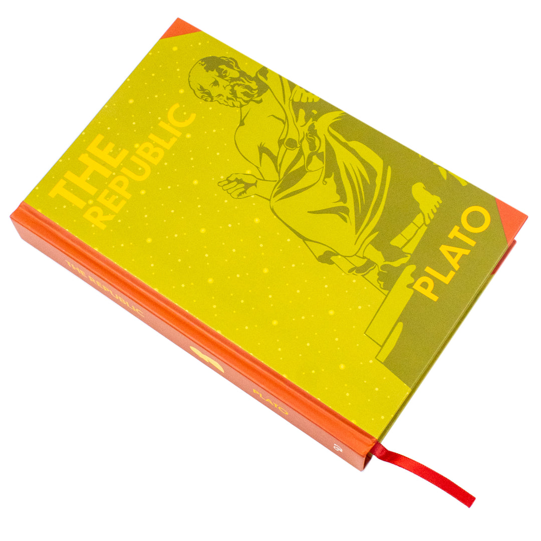 The Republic Book By Plato | Classics Sprayed Edge Deluxe Hardcover Edition