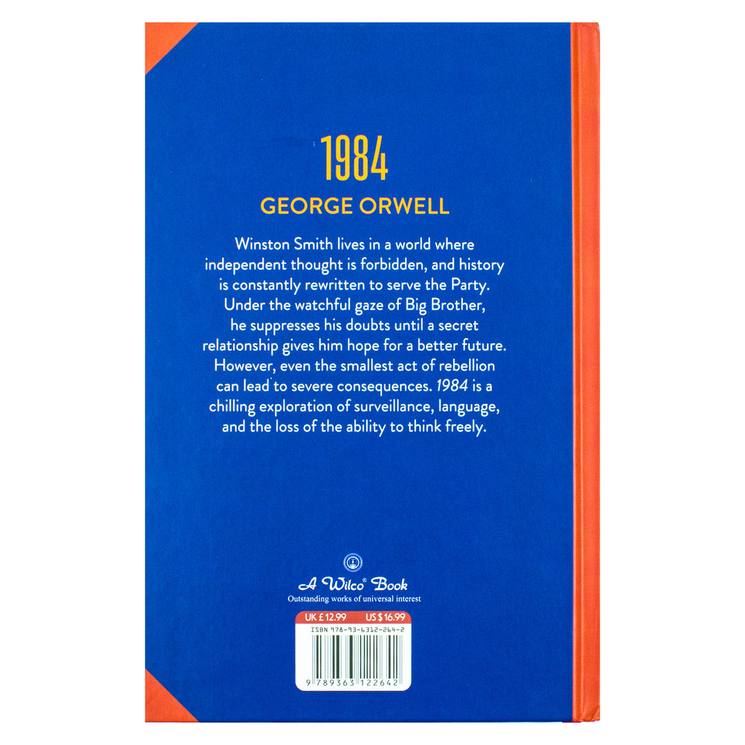 1984 Book by George Orwell – A Haunting Vision of Totalitarianism, Truth, and Human Resilience | Classics Sprayed Edge Deluxe Hardcover Edition