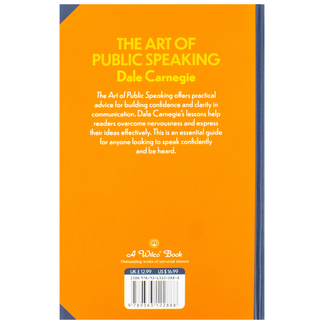 The Art Of Public Speaking Book By Dale Carnegie | Classics Sprayed Edge Deluxe Hardcover Edition