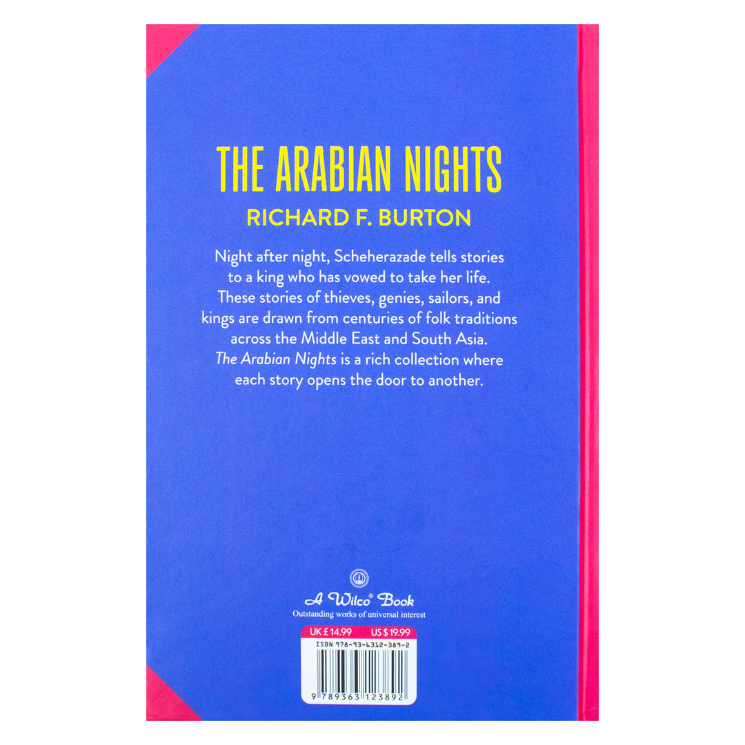 The Arabian Nights Translated by Richard F. Burton – A Mesmerising Collection of Wonder, Adventure & Timeless Folklore | Classics Sprayed Edge Deluxe Hardcover Edition