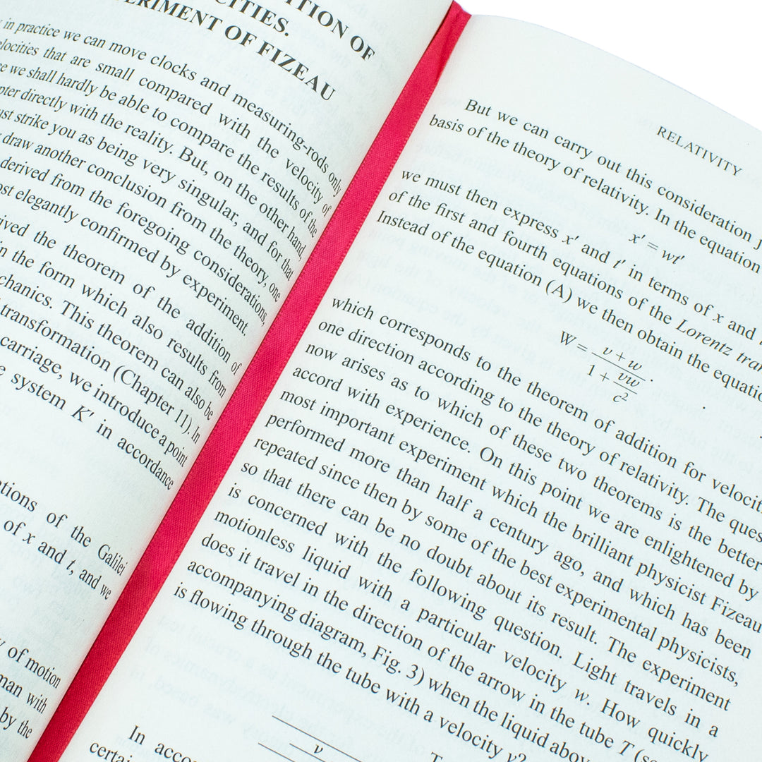 Relativity by Albert Einstein | Sprayed Edge Deluxe Hardcover Edition Book– The Groundbreaking Theory That Changed Our Understanding of the Universe