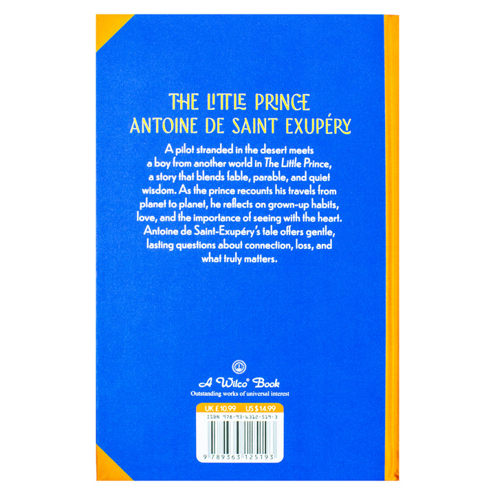 The Little Prince Book by Antoine de Saint-Exupery | Sprayed Edge Deluxe Hardcover Edition – A Timeless Tale of Wonder, Love, and Imagination