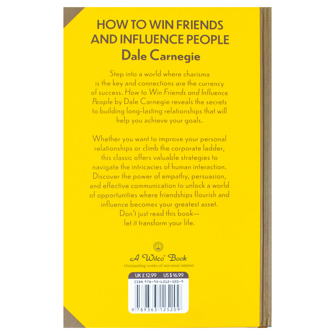 How To Win Friends And Influence People Book By Dale Carnegie | Classics Sprayed Edge Deluxe Hardcover Edition