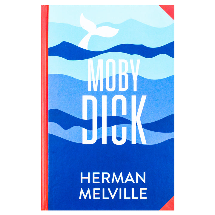 Moby-Dick Book by Herman Melville – An Epic Tale of Obsession, Adventure, and the Sea | Classics Sprayed Edge Deluxe Hardcover Edition