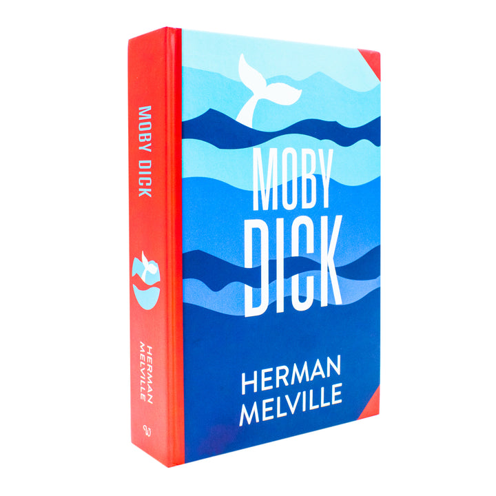 Moby-Dick Book by Herman Melville – An Epic Tale of Obsession, Adventure, and the Sea | Classics Sprayed Edge Deluxe Hardcover Edition