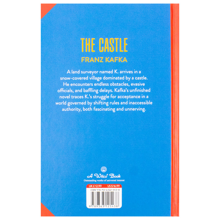 The Castle Book By Franz Kafka | Classics Sprayed Edge Deluxe Hardcover Edition
