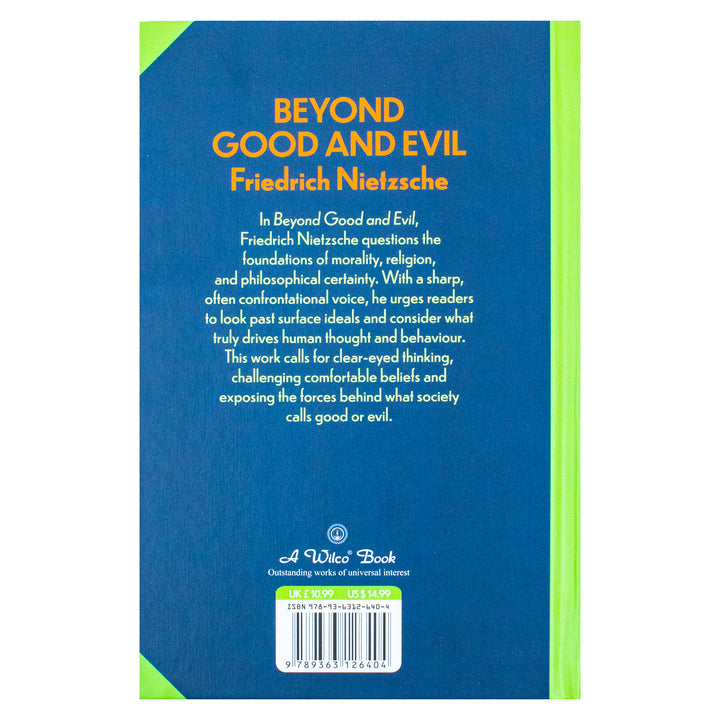 Beyond Good and Evil by Friedrich Nietzsche | Sprayed Edge Deluxe Hardcover Edition Book– A Bold Exploration of Morality, Power, and the Human Spirit