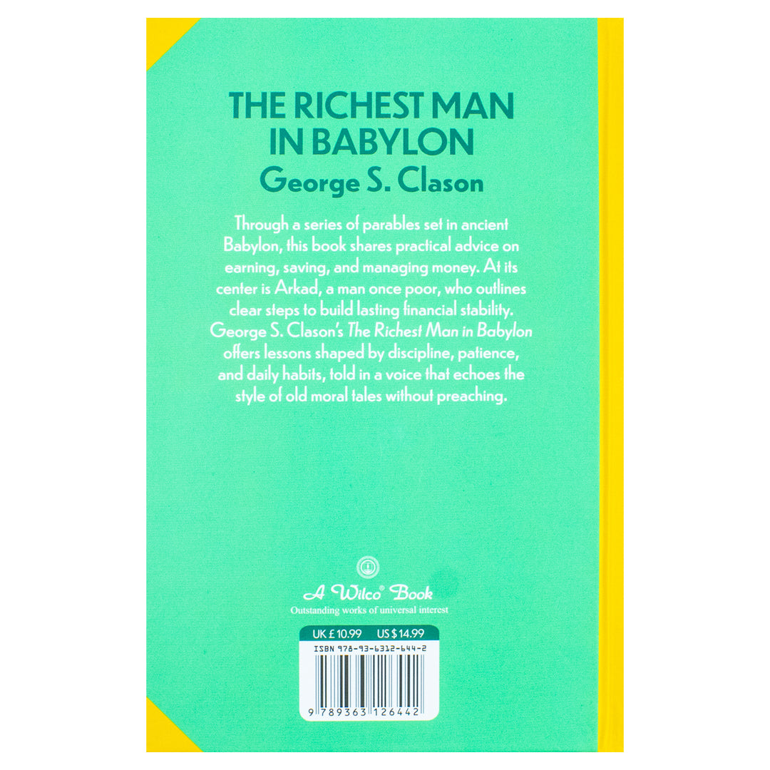 The Richest Man in Babylon Book by George S. Clason | Sprayed Edge Deluxe Hardcover Edition – Timeless Wisdom for Wealth and Success