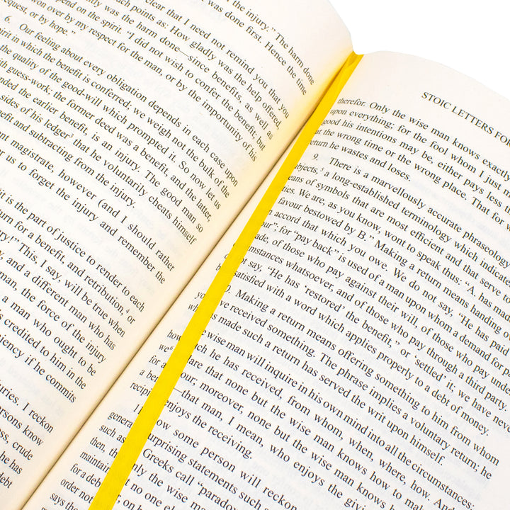 The Stoic Letters For The Ages Book By Seneca | Classics Sprayed Edge Deluxe Hardcover Edition