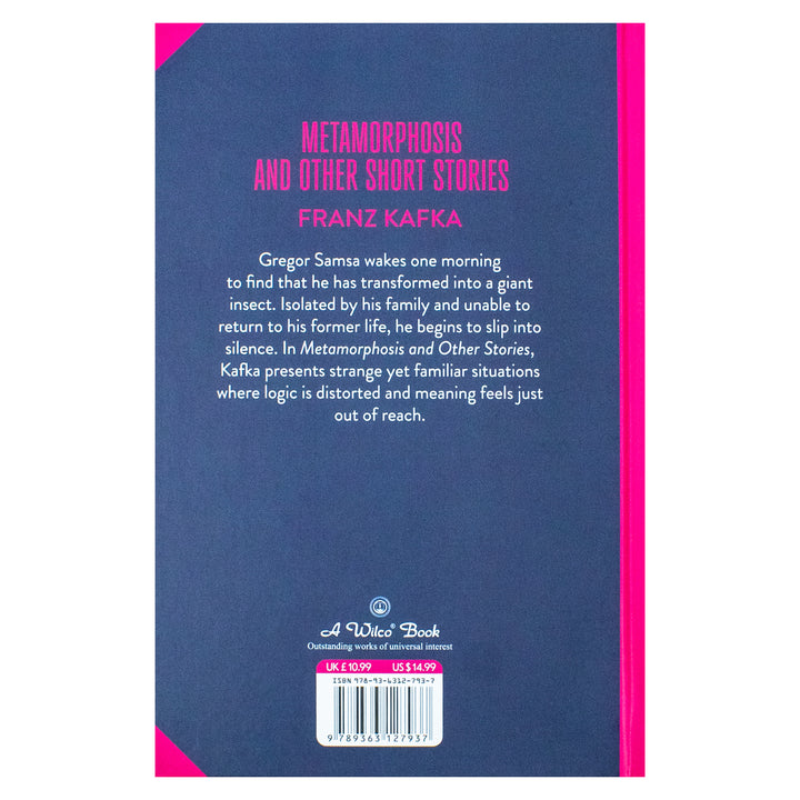 Metamorphosis and Other Short Stories Book by Franz Kafka – A Haunting Exploration of Identity, Isolation, and the Absurd | Classics Sprayed Edge Deluxe Hardcover Edition