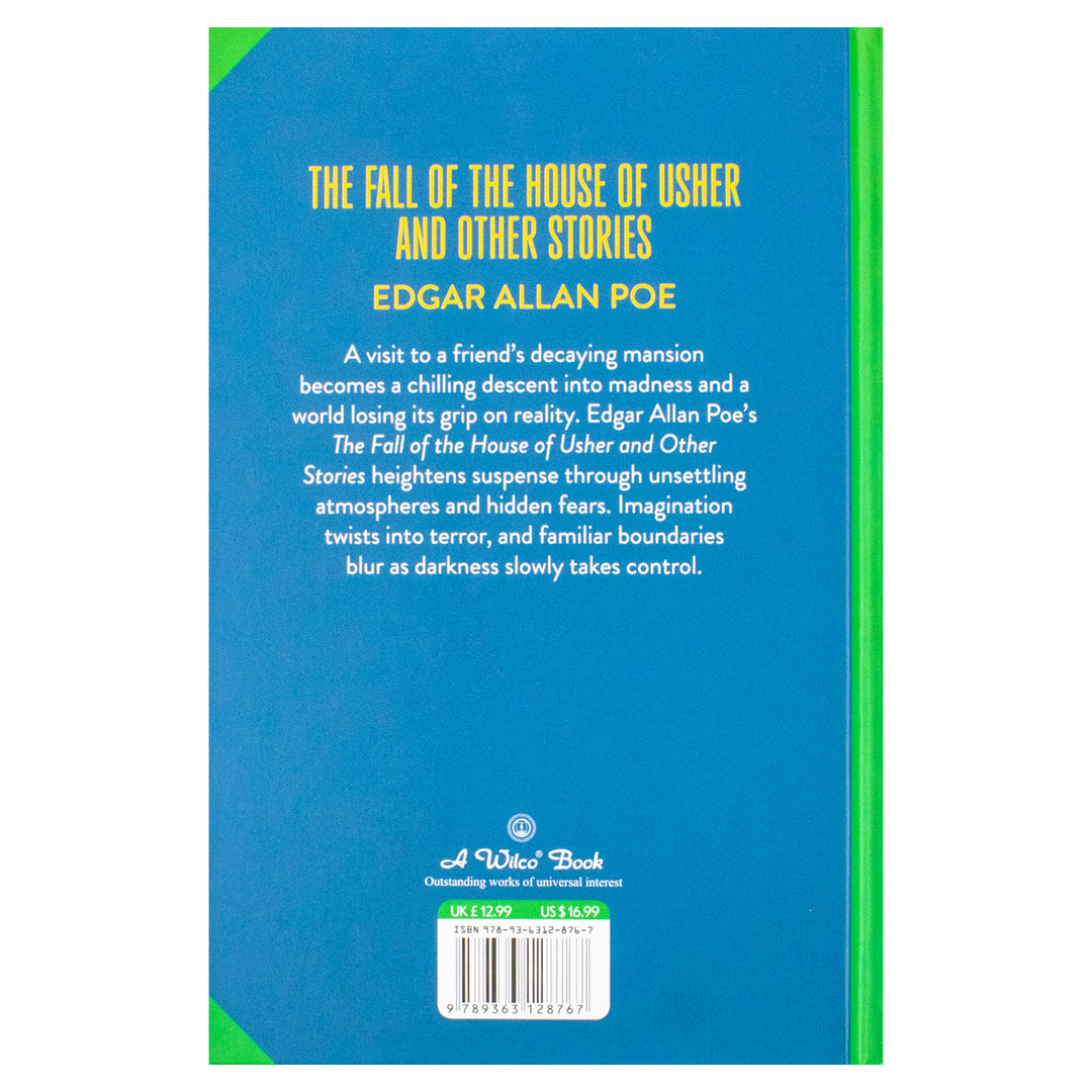 The Fall Of The House Of Usher And Other Stories Book By Edgar Allan Poe | Classics Sprayed Edge Deluxe Hardcover Edition