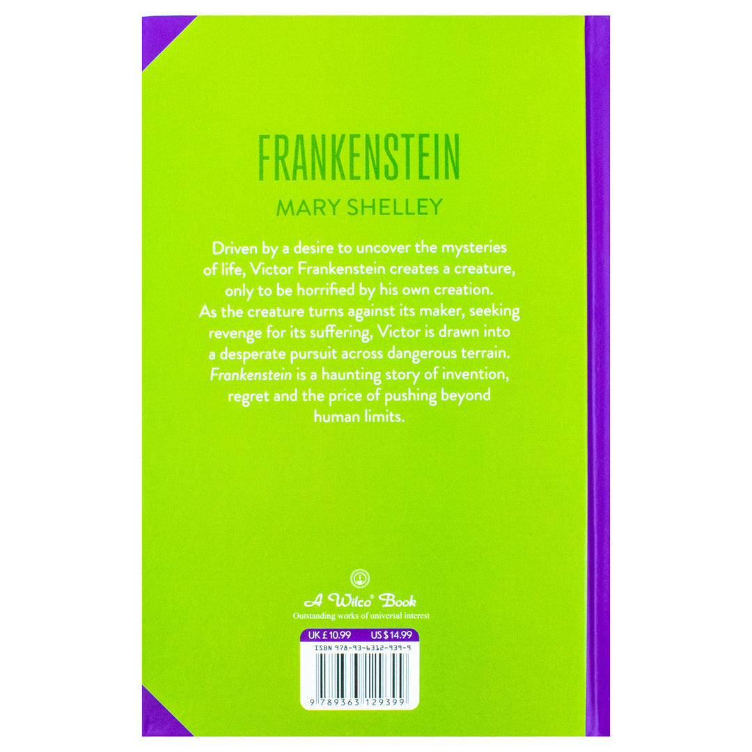 Frankenstein by Mary Shelley – Deluxe Hardback Sprayed Edge Collector’s Edition- Classic Gothic Novel Premium Gift Book