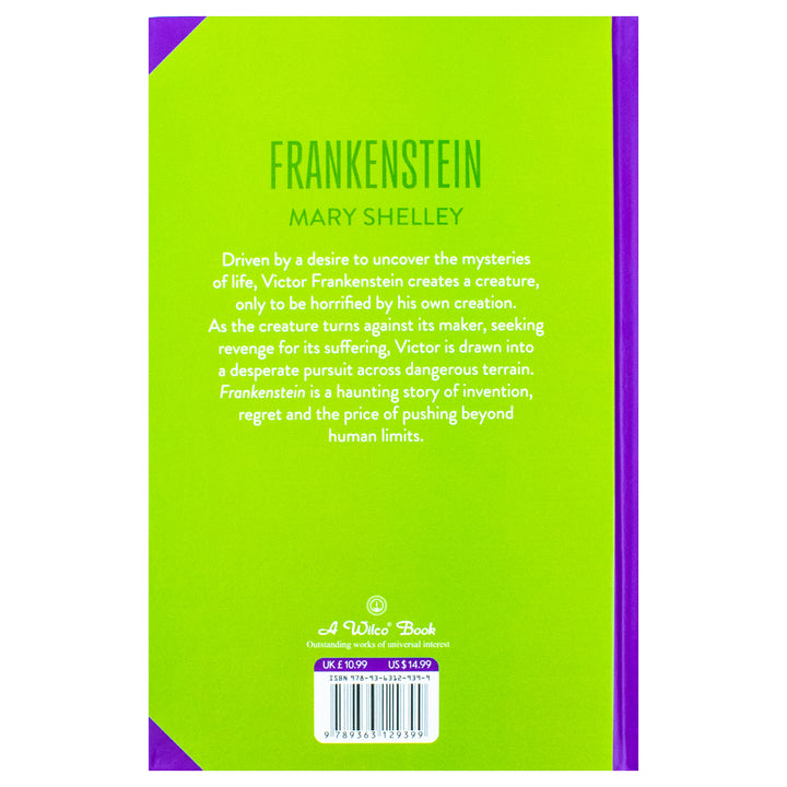Frankenstein by Mary Shelley – Deluxe Hardback Sprayed Edge Collector’s Edition- Classic Gothic Novel Premium Gift Book