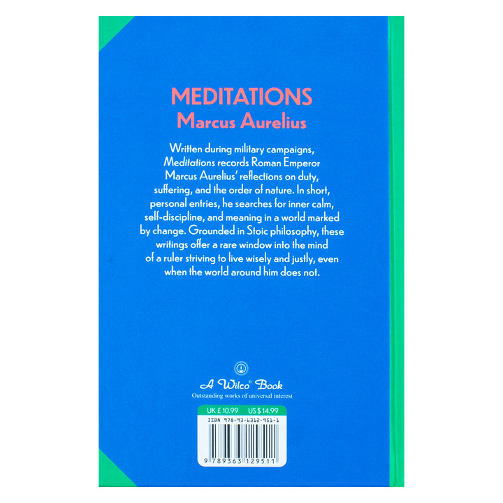 Meditations by Marcus Aurelius | Sprayed Edge Deluxe Hardcover Edition Book – Ancient Wisdom for the Modern Mind