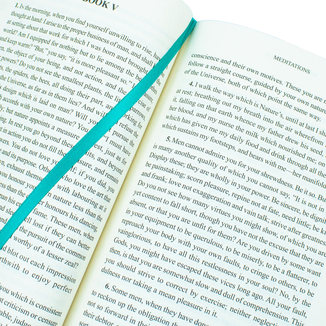 Meditations by Marcus Aurelius | Sprayed Edge Deluxe Hardcover Edition Book – Ancient Wisdom for the Modern Mind